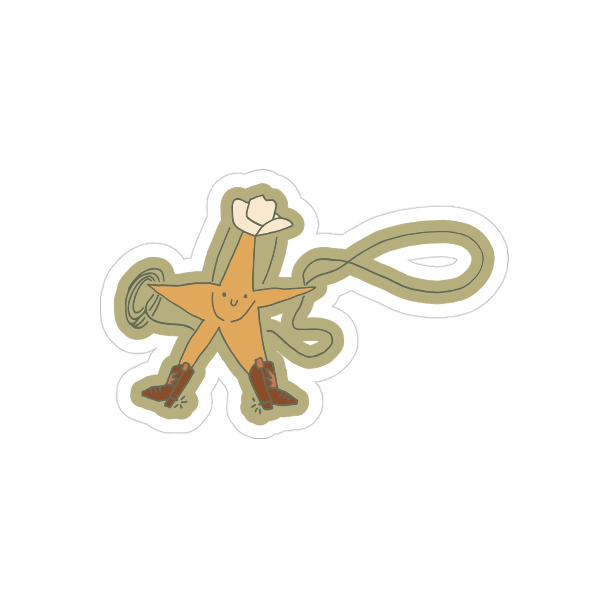 Cowboy Enchantment - Clear Water Resistant Sticker