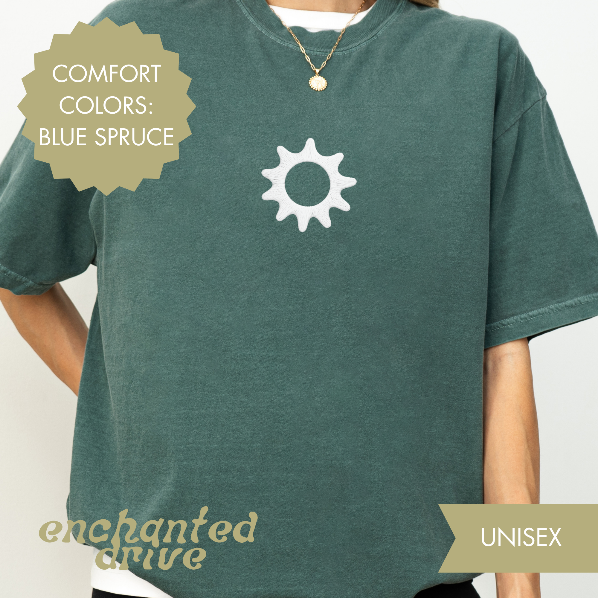 Embroidered Sunshine Tee