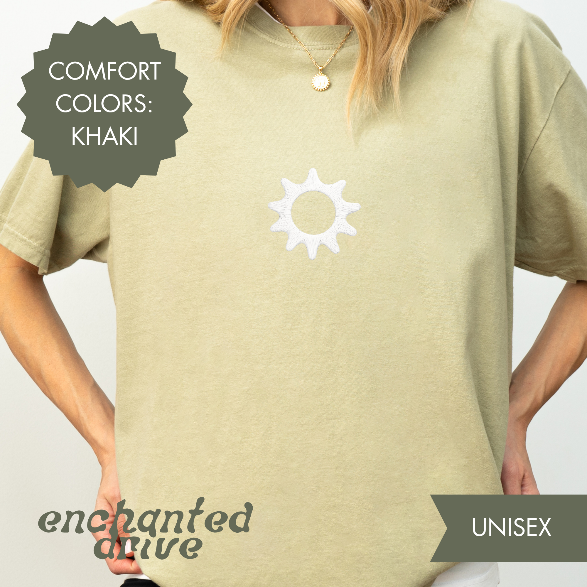 Embroidered Sunshine Tee